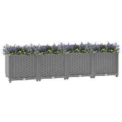 vidaXL Raised Bed 160x40x38 cm Polypropylene 6