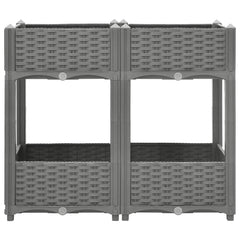 vidaXL Raised Bed 80x40x71 cm Polypropylene 2