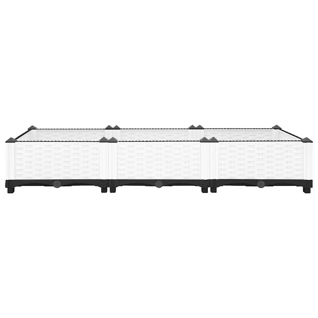 vidaXL Raised Bed 120x40x23 cm Polypropylene 2