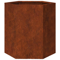 vidaXL Planter Rusty 40x40x45 cm Corten Steel 2