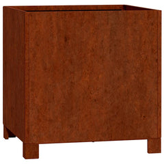 vidaXL Planter with Legs Rusty 40x40x40 cm Corten Steel 2