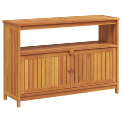 Garden Console Table Solid Wood Acacia Natural 110 x 35 x 75 cm