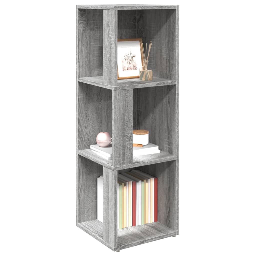 vidaXL Corner Cabinet Grey Sonoma 33x33x100 cm Engineered Wood 6
