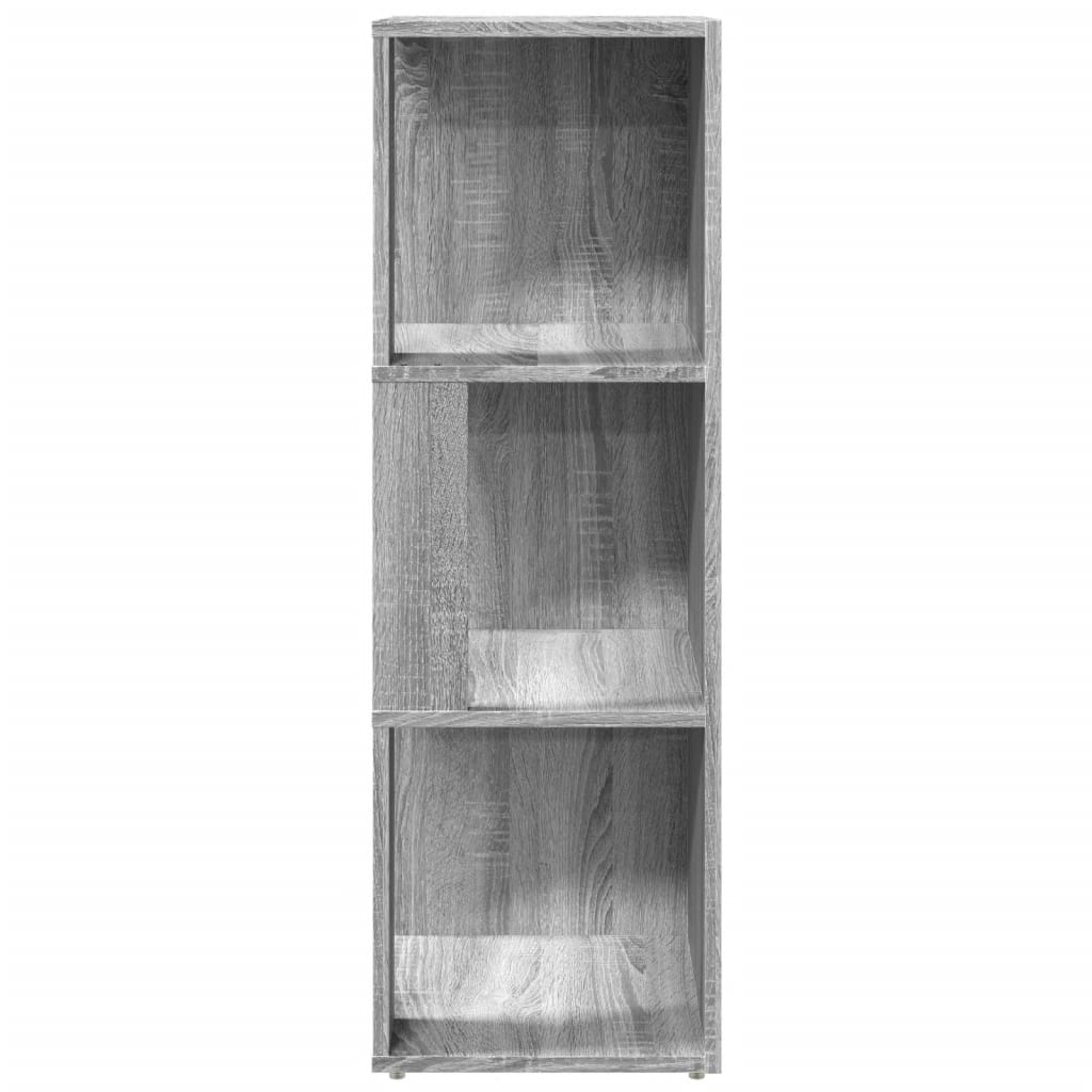 vidaXL Corner Cabinet Grey Sonoma 33x33x100 cm Engineered Wood 4