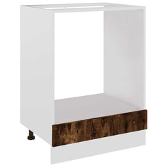 vidaXL Oven Cabinet Lyon Smoked Oak 60x46x81.5 cm Engineered Wood 2