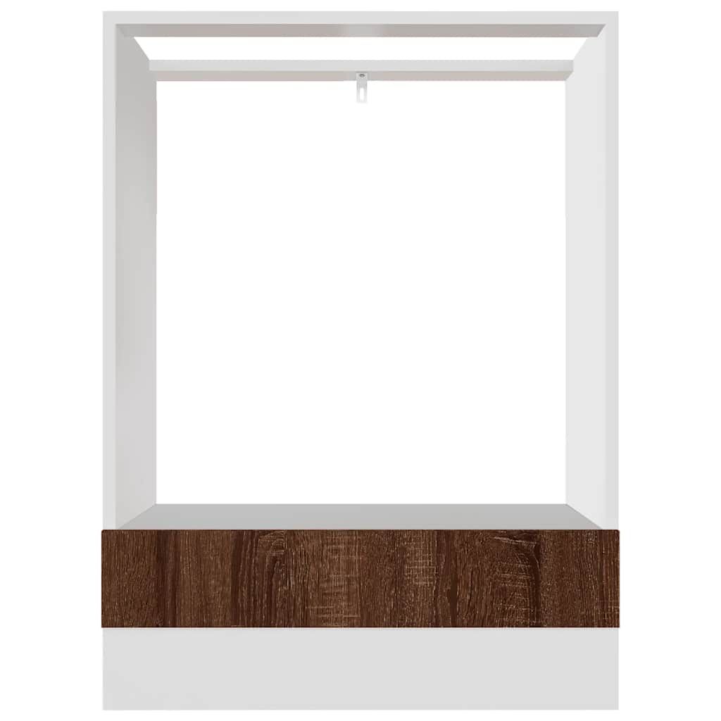 vidaXL Oven Cabinet Lyon Brown Oak 60x46x81.5 cm Engineered Wood 5