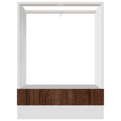 vidaXL Oven Cabinet Lyon Brown Oak 60x46x81.5 cm Engineered Wood 5