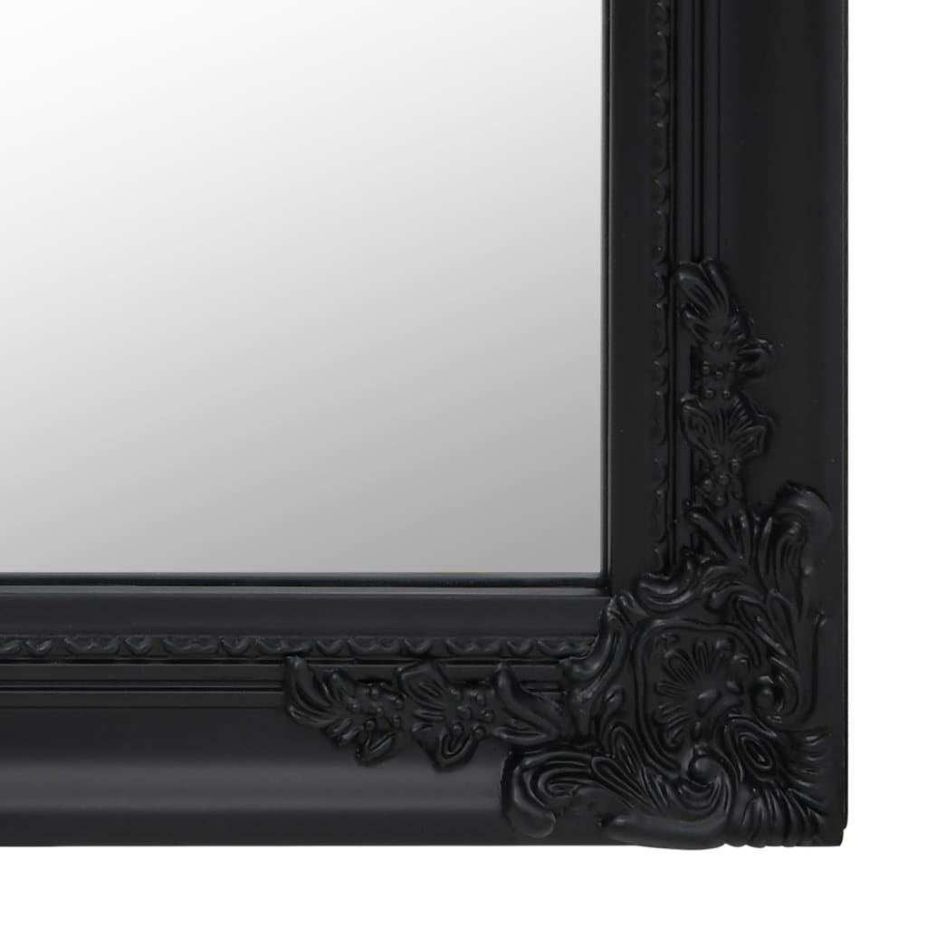 vidaXL Free-standing Mirror | Black | Glass | Full-Length | Foldable 6