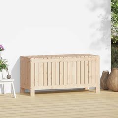Garden Storage Box 108x42.5x54 cm Solid Wood Pine Natural pine