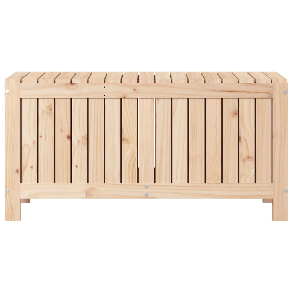 Garden Storage Box 108x42.5x54 cm Solid Wood Pine Natural pine