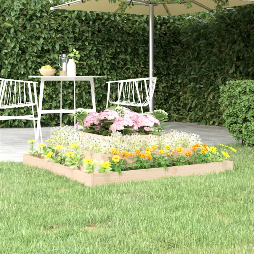 Planter Solid Wood Pine Natural pine