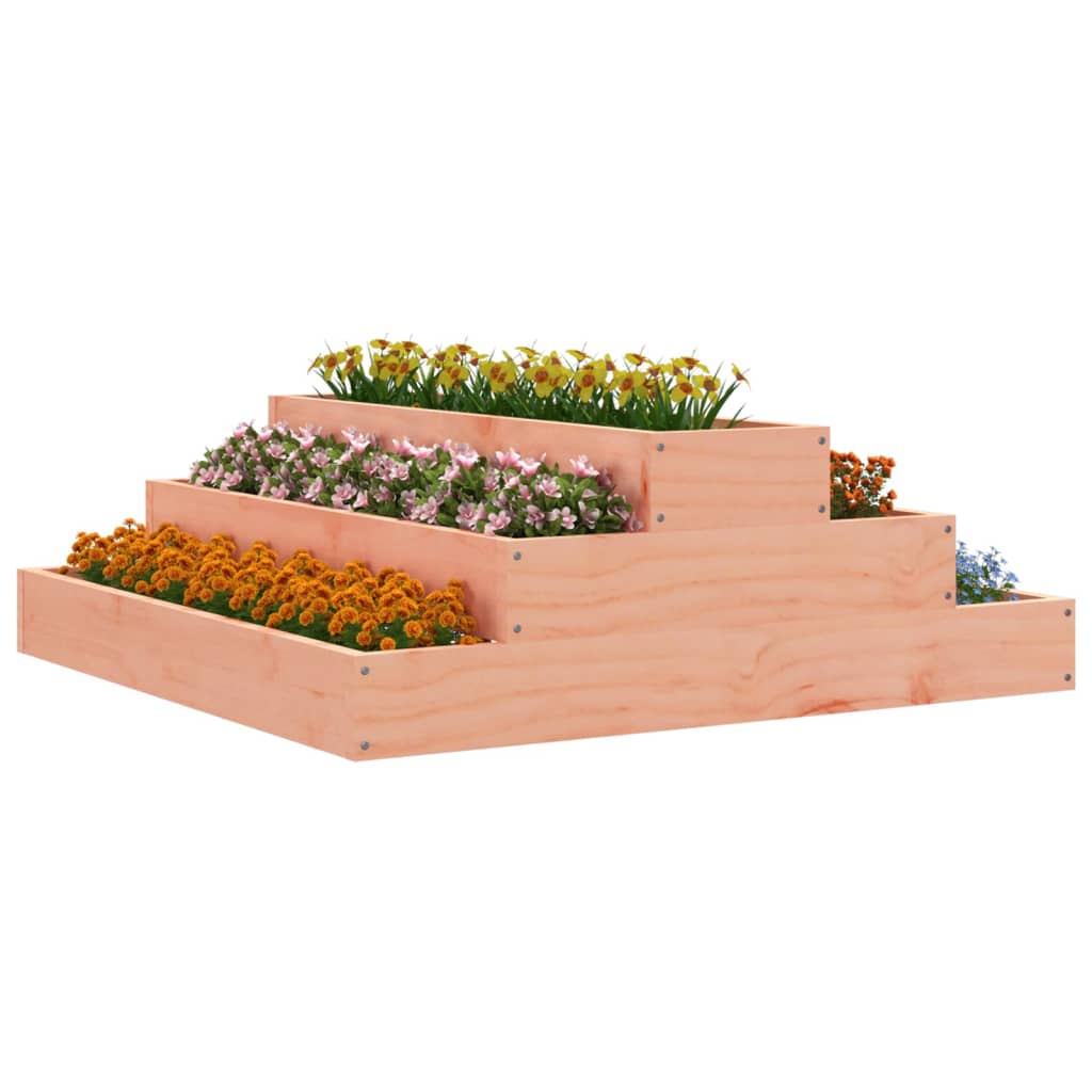 vidaXL Planter 80x80x27 cm Solid Wood Douglas 3