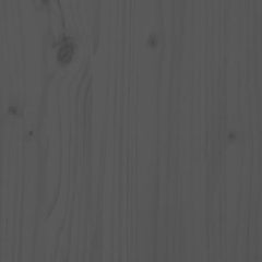 vidaXL Planter Grey 110x110x27 cm Solid Wood Pine 6