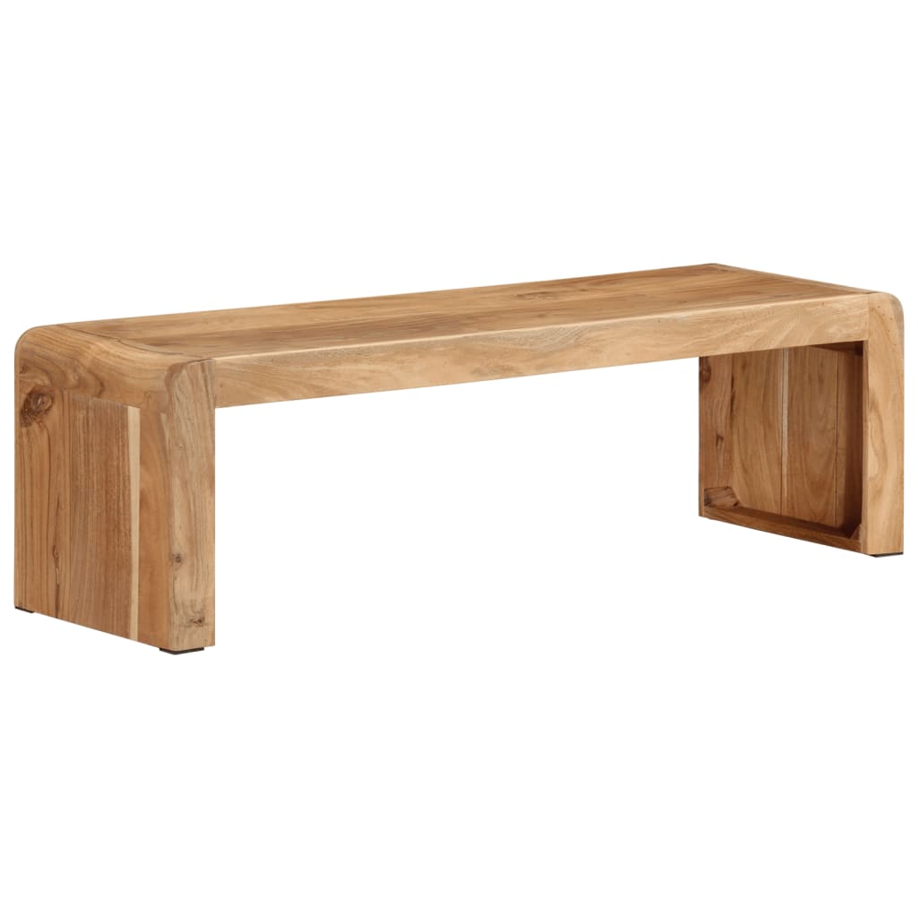 vidaXL TV Stand 110x33x33 cm Solid Wood Acacia 1
