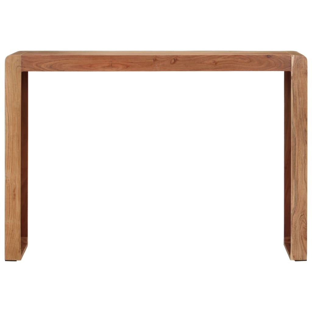 vidaXL Console Table 110x30x76 cm Solid Wood Acacia 2