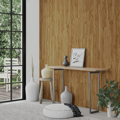 vidaXL Wall Panels Wood Look Brown PVC 2,06 m² 3