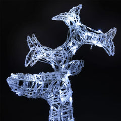 Reindeer Christmas Decorations Acrylic Cold white