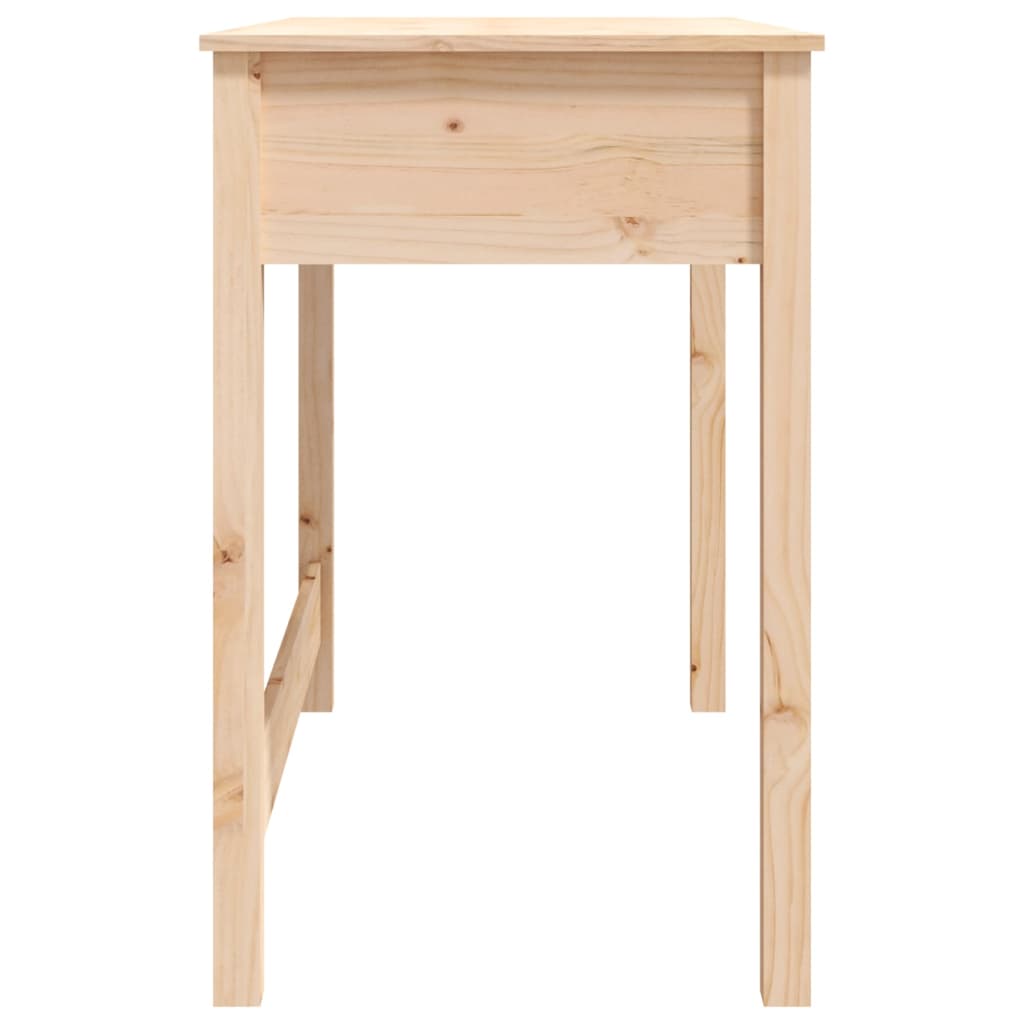 Desk with Drawers 100x50x78 cm Solid Wood Pine Natural
