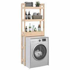 vidaXL Toilet Rack 63x26x171 cm Solid Wood Pine 5