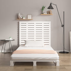 vidaXL Wall Headboard White 96x3x91.5 cm Solid Wood Pine 3