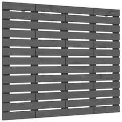 vidaXL Wall Headboard Grey 96x3x91.5 cm Solid Wood Pine 2