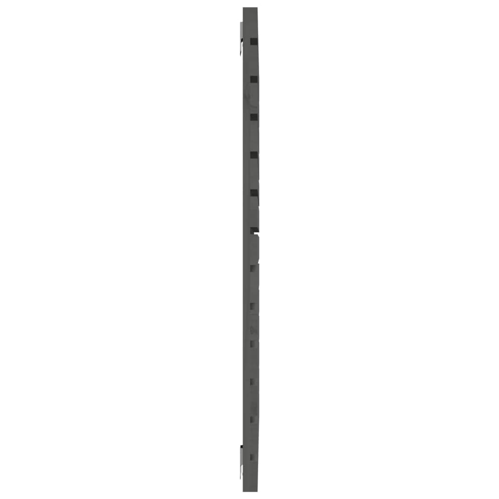 vidaXL Wall Headboard Grey 96x3x91.5 cm Solid Wood Pine 5