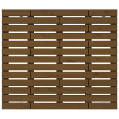 vidaXL Wall Headboard Honey Brown 146x3x91.5 cm Solid Wood Pine 4