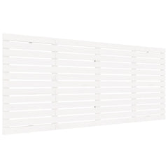vidaXL Wall Headboard White 166x3x91.5 cm Solid Wood Pine 2