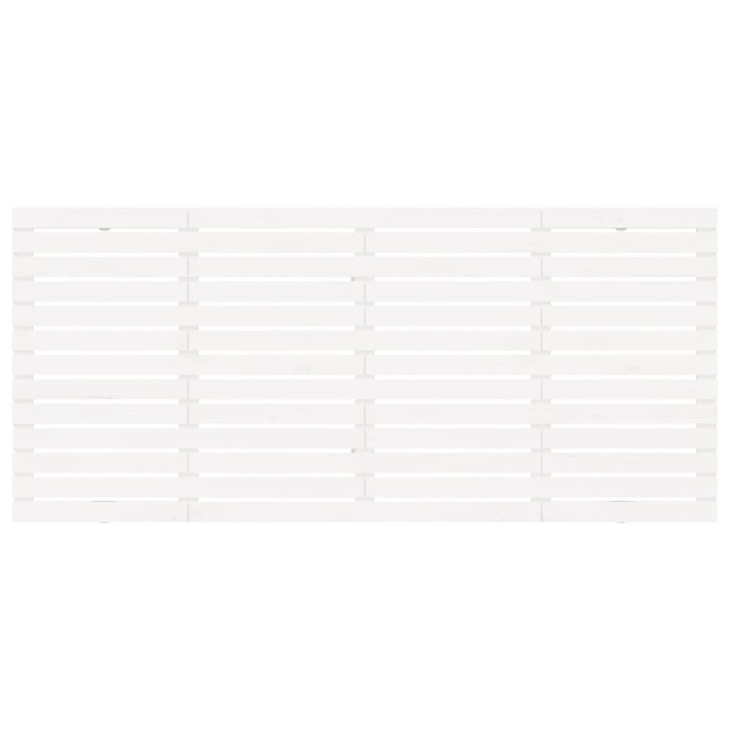 vidaXL Wall Headboard White 166x3x91.5 cm Solid Wood Pine 4