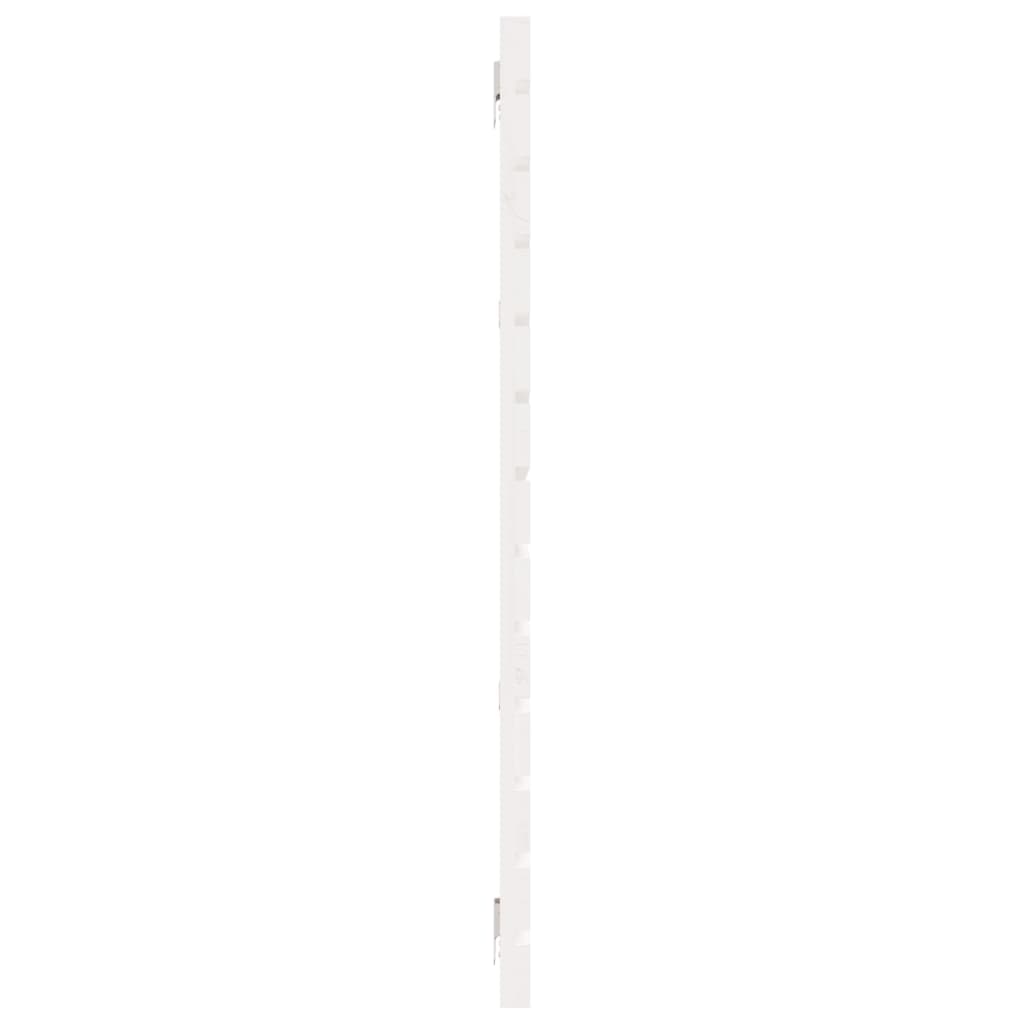 vidaXL Wall Headboard White 166x3x91.5 cm Solid Wood Pine 5