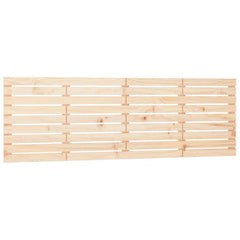 vidaXL Wall Headboard 206x3x63 cm Solid Wood Pine 2