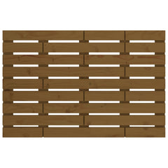 vidaXL Wall Headboard Honey Brown 96x3x63 cm Solid Wood Pine 4