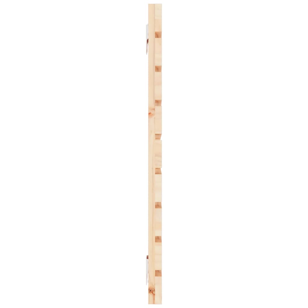 vidaXL Wall Headboard 126x3x63 cm Solid Wood Pine 5