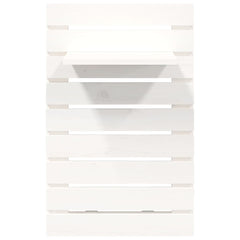 vidaXL Wall-mounted Bedside Shelves 2 pcs White Solid Wood Pine 6