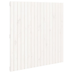 vidaXL Wall Headboard White 108x3x110 cm Solid Wood Pine 2