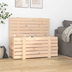 vidaXL Storage Box 58x40.5x42 cm Solid Wood Pine