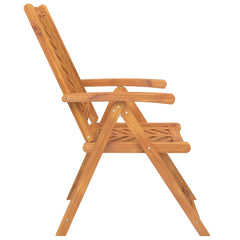 Garden Chair Brown Solid Acacia Wood 2