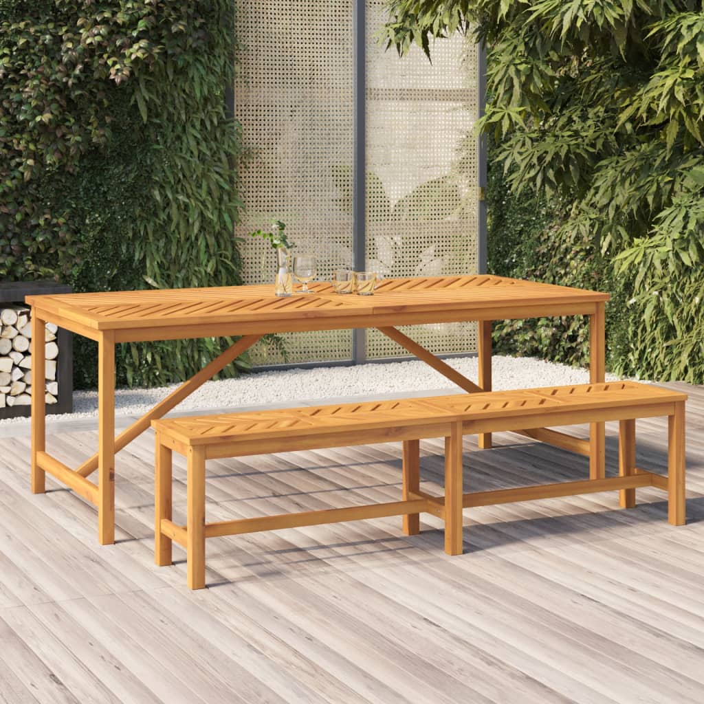 vidaXL Garden Bench 180 cm Solid Wood Acacia 1