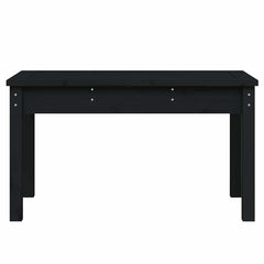 vidaXL Garden Bench Black 80x44x45 cm Solid Wood Pine 4