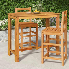 Garden Bar Table Solid Wood Acacia 120 cm 60 cm