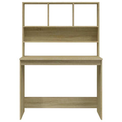 vidaXL Desk | Sonoma oak | Engineered wood | 102x45x148 cm | Desk | Rectangular 5