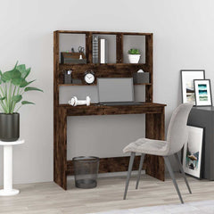 vidaXL Desk with Shelves 102x45x148 cm Engineered Wood