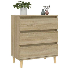 vidaXL Sideboard Sonoma Oak 60x35x70 cm Engineered Wood 4