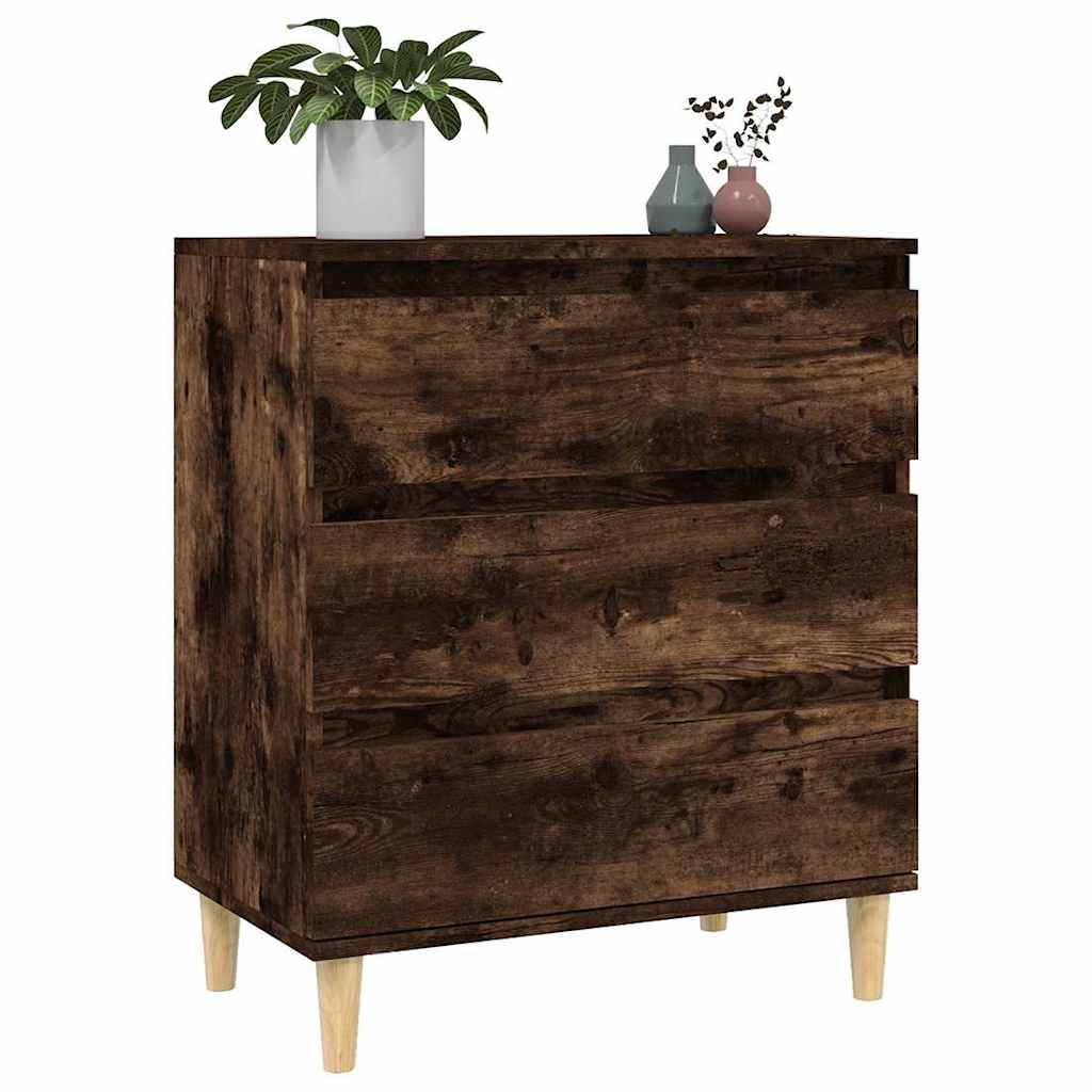 vidaXL Sideboard | Smoked oak | Engineered wood | Medium | Sideboard 4