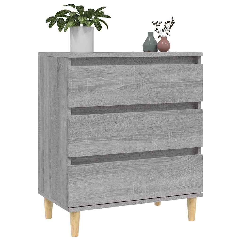 vidaXL Sideboard Grey Sonoma 60x35x70 cm Engineered Wood 4