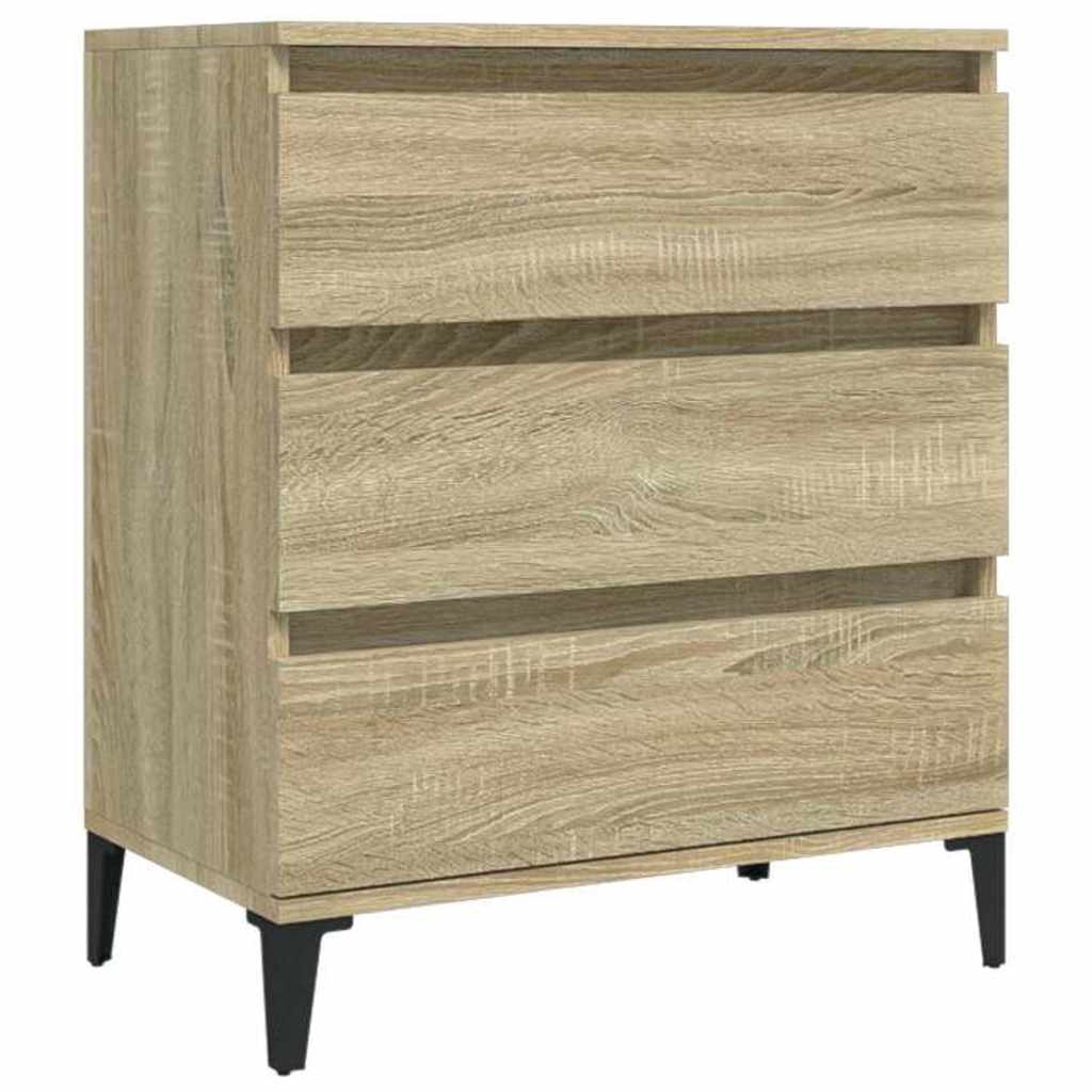 vidaXL Sideboard | Sonoma Oak | Engineered wood, metal | Medium | Sideboard 2
