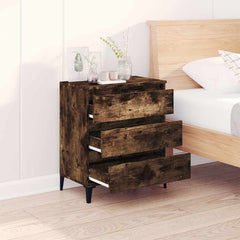 vidaXL Sideboard | Smoked Oak | Engineered wood, metal | 60 x 35 x 70 cm 3