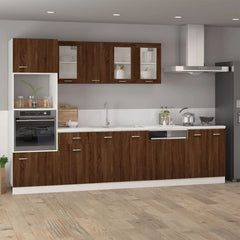 vidaXL Hanging Cabinet Lyon Brown Oak 39.5x31x60 cm Engineered Wood 3