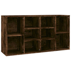 vidaXL Shoe Bench Smoked Oak 103x30x55 cm Engineered Wood 2