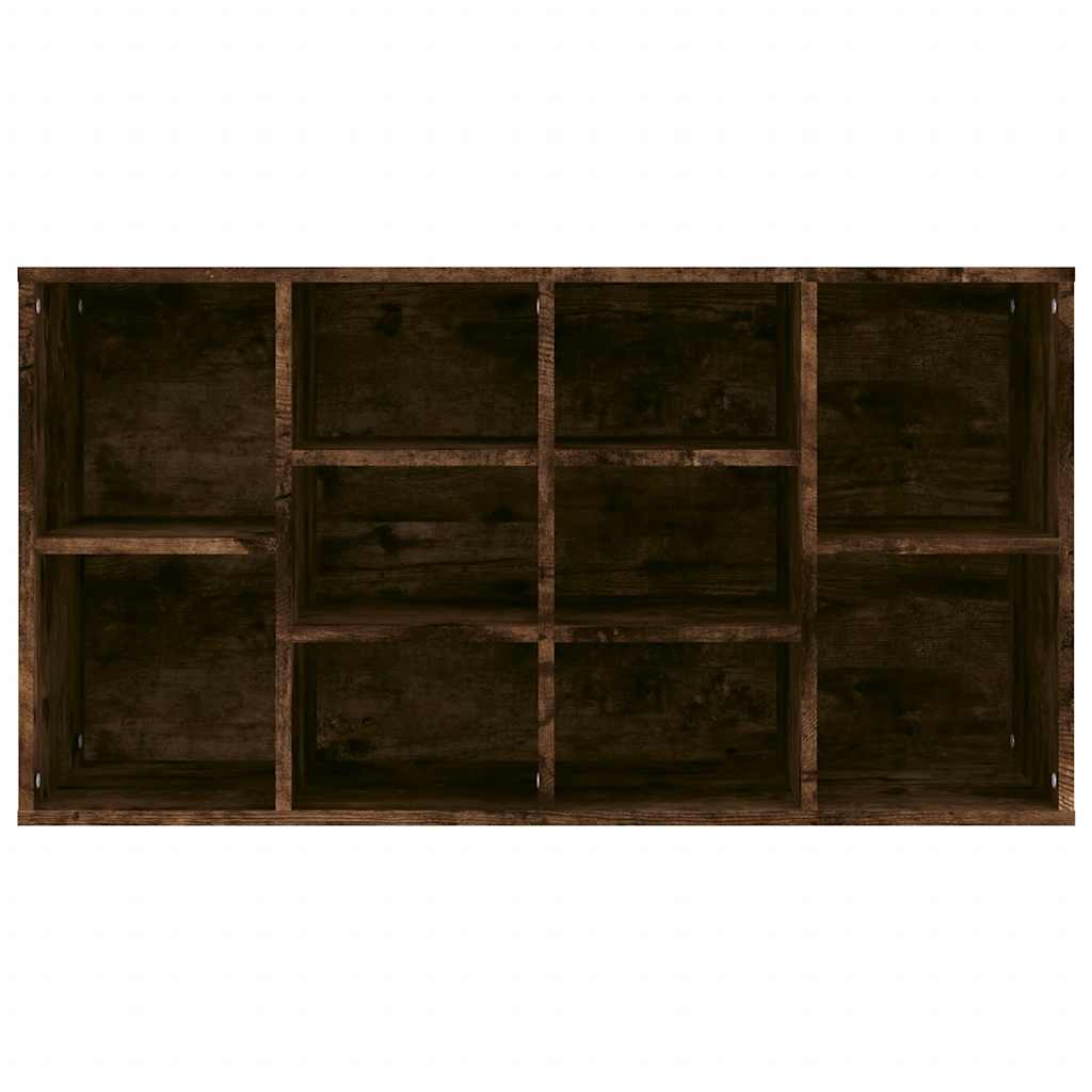 vidaXL Shoe Bench Smoked Oak 103x30x55 cm Engineered Wood 5